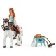 Schleich Horse Club - figurka Mia i Spotty kucyk, zestaw figurek dla dzieci 5+