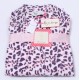 Pink Long Sleeved Pyjama Set For Ladies Leopard Print Pattern Love To Lounge