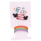 Myszka Minnie Zesatw kolorowych akcesorii do włosów dla dziewczynki, spinki + gumki