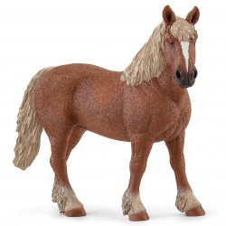 Schleich Farm World - Cheval de trait, Jument belge, figurine pour enfants de 3 ans et plus