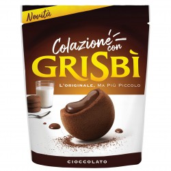 MATILDE VICENZI Grisbi Cioccolato - Włoskie biszkopty z płynnym nadzieniem czekoladowym 250g