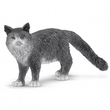 Schleich Farm World - Kot rasa Maine Coon figurka dla dzieci 3+