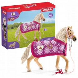 Schleich Horse Club - Koń Andaluzyjski Sofia z zestawem modowym, figurka dla dzieci 5+