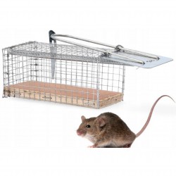 Żywołapka/pułapka szczury/myszy/kuny 12x5,5x5,5cm