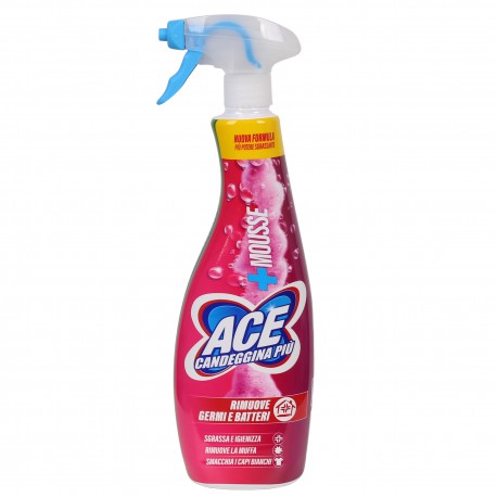 ACE Candeggina Muosse - schiuma spray universale, schiuma detergente per la  pulizia 700ml - Sarcia