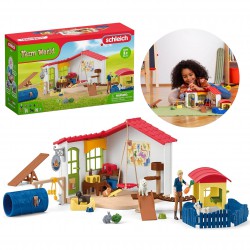 SLH42607 Schleich Farm World - Hotel dla zwierząt, figurki dla dzieci 3+