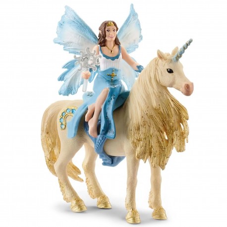 SLH42508 Schleich Bayala - Eyela na złotym jednorożcu, figurki dla dzieci 5+