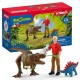 Schleich - Atak Tyrannosaurusa Rexa, figurki dla dzieci 4+