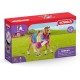 SLH42361 Schleich Horse Club - Źrebię z kocem, figurki dla dzieci 5+