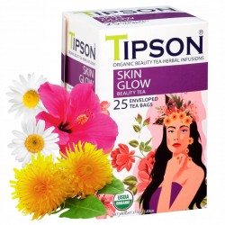 Tipson Organic Beauty SKIN GLOW herbata w saszetkach 25 x 1,5 g