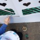 Tekturowy domek dla dzieci do malowania 147x115x95cm