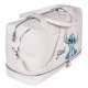 DISNEY Stitch Ecru torba podróżna, torba turystyczna 45x28x19cm