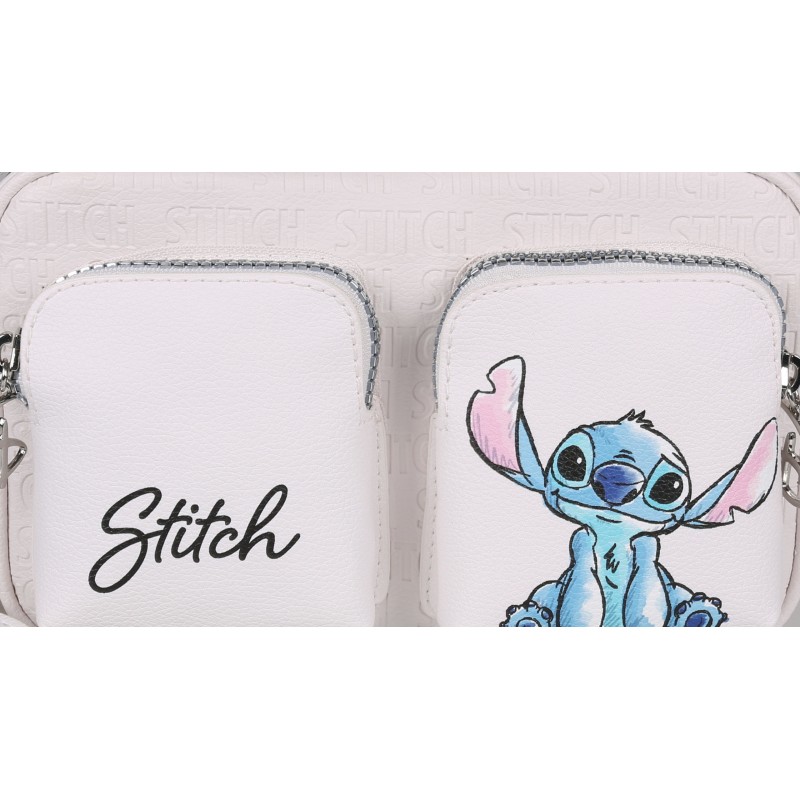 DISNEY Stitch Ecru Sac à main + pochette, sur bandoulière réglable  22x14x8cm - Achat / Vente DISNEY Stitch Ecru Sac à main + pochette, sur  bandoulière réglable 22x14x8cm - Cdiscount