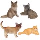 Collecta Zestaw 4 figurek kotów, figurki zwierząt 3+