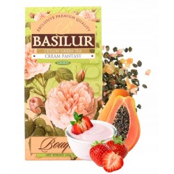 BASILUR Cream Fantasy- Zielonej herbaty cejlońskiej z dodatkiem aromatów owocowych, 100 g