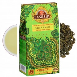 BASILUR- Green Valley Zielona herbata cejlońska wysokogórska, 100g