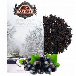 BASILUR Czarna liściasta herbata z dodatkiem czarnej porzeczki, 100 g