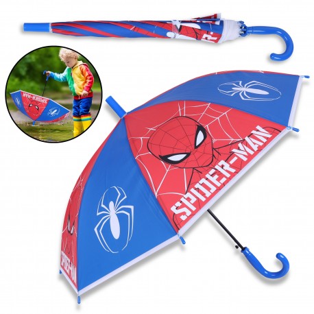 Czerwono-niebieska ,chlopięca parasolka SPIDER-MAN