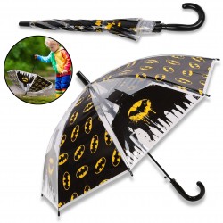 Batman parasolka automatyczna chłopięca, czarna