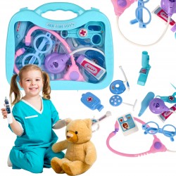 Mały doktor, zestaw lekarski w niebieskiej walizce 3+ MEGA CREATIVE