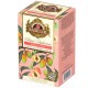BASILUR Fruit Infusions - Owocowa herbata bezkofeinowa naturalnym aromatem brzoskwini, mango i cytrusów, w saszetkach 20 x 2 g