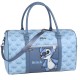 DISNEY Stitch Niebieska torba podróżna, torba turystyczna 45x28x19cm