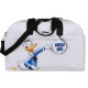 Kaczor Donald Disney Szara, melanżowa torba podróżna duża, pojemna 53x17x32 cm