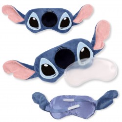 Lilo i Stitch Disney Niebieska, miękka opaska na oczy, żelowa maska na oczy