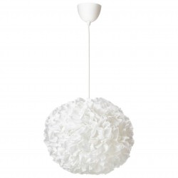 VINDKAST Biała wisząca lampa, lampa ozdobna 50 cm IKEA