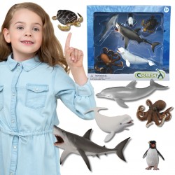 Collecta Zestaw figurek zwierząt morskich, figurki dla dzieci 3+