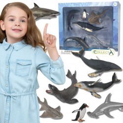 Collecta Zestaw zwierząt morskich, figurki dla dzieci 3+