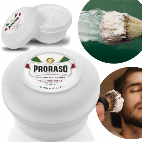 Proraso - Mydło do golenia w kremie, skóra wrażliwa 150 ml