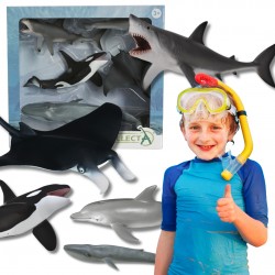 Collecta Zestaw figurek dla dzieci, zwierzęta morskie 3+