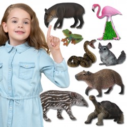 Collecta Zestaw figurek dla dzieci, figurki - dzikie zwierzęta 3+