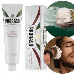 Proraso - Mydło do golenia w kremie, tubka - skóra wrażliwa 150 ml