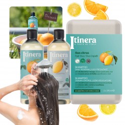 ITINERA Zestaw prezentowy: szampon z sycylijską gorzką pomarańczą + szampon z cytryną  2x370ml