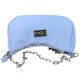 DISNEY Stitch Niebieska torebka bagietka na ramię, srebrny łańcuszek 25x15x5 cm