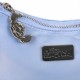 DISNEY Stitch Blauw baguette schoudertasje, zilveren ketting 25x15x5 cm