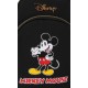 Mickey Mouse Disney Sac à bandoulière/sachet noir, éléments dorés 12x18x6 cm