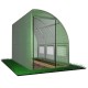 Zielony tunel foliowy ogrodowy 3 segmentowy &quot;połówka&quot; 3x1,5x2m