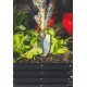 Grządka warzywno-kwiatowa, prostokątna antracyt 180x90x30 cm