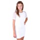 Cream, Semi Sheer Short Sleeved, Crew Neck Mini Dress By Angeleye