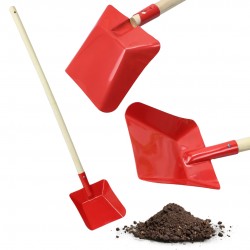 Łopata, czerwona "mały ogrodnik", łopata dla dziecka 85x15 cm