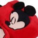 Myszka Mickey DISNEY Czerwono-czarne, damskie papcie/kapcie, ciepłe, gruba podeszwa