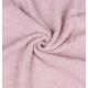 Liliowy ręcznik bawełniany z ozdobnym haftem, szary haft 48x100 cm