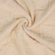 Śmietankowy ręcznik bawełniany z ozdobnym haftem, szary haft 48x100 cm