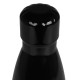 Thermos/borraccia termica in acciaio inossidabile nero da 500 ml