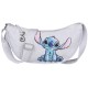Disney Stitch Szara torebka bagietka na ramię, srebrne elementy 33x7x18cm