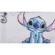 Disney Stitch Szara melanżowa torebka bagietka na ramię, srebrne elementy 33x7x18cm