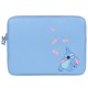 Stitch Disney Błękitna torba na laptop/tablet, pokrowiec, etui